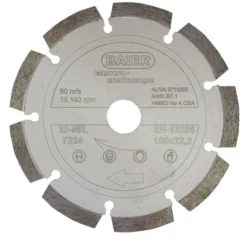 Diamantskive, Ø 125 mm, centerhul 22,2 mm, universal