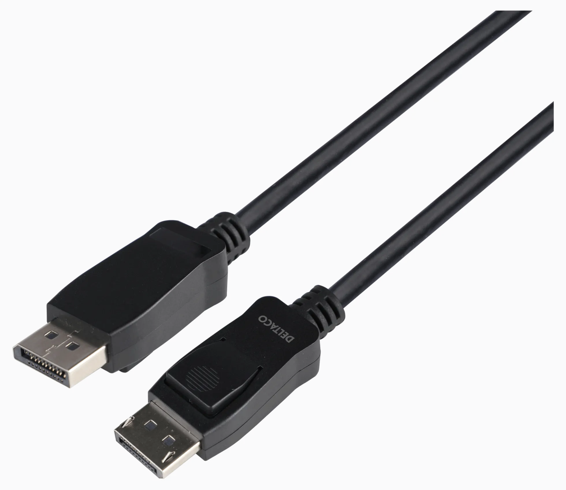 DisplayPort kabel, 3 meter, 8K, DP 1.4, DSC 1.2, LSZH, sort