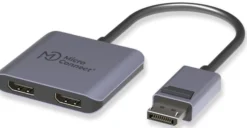 DisplayPort til 2x DisplayPort hun, MST hub splitter