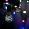 3D LED pære, 3W, E27, 3000K, RA80