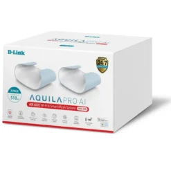 D-Link Aquila Pro AI M60 Mesh System, AX6000 Wi-Fi 6, 2-pak