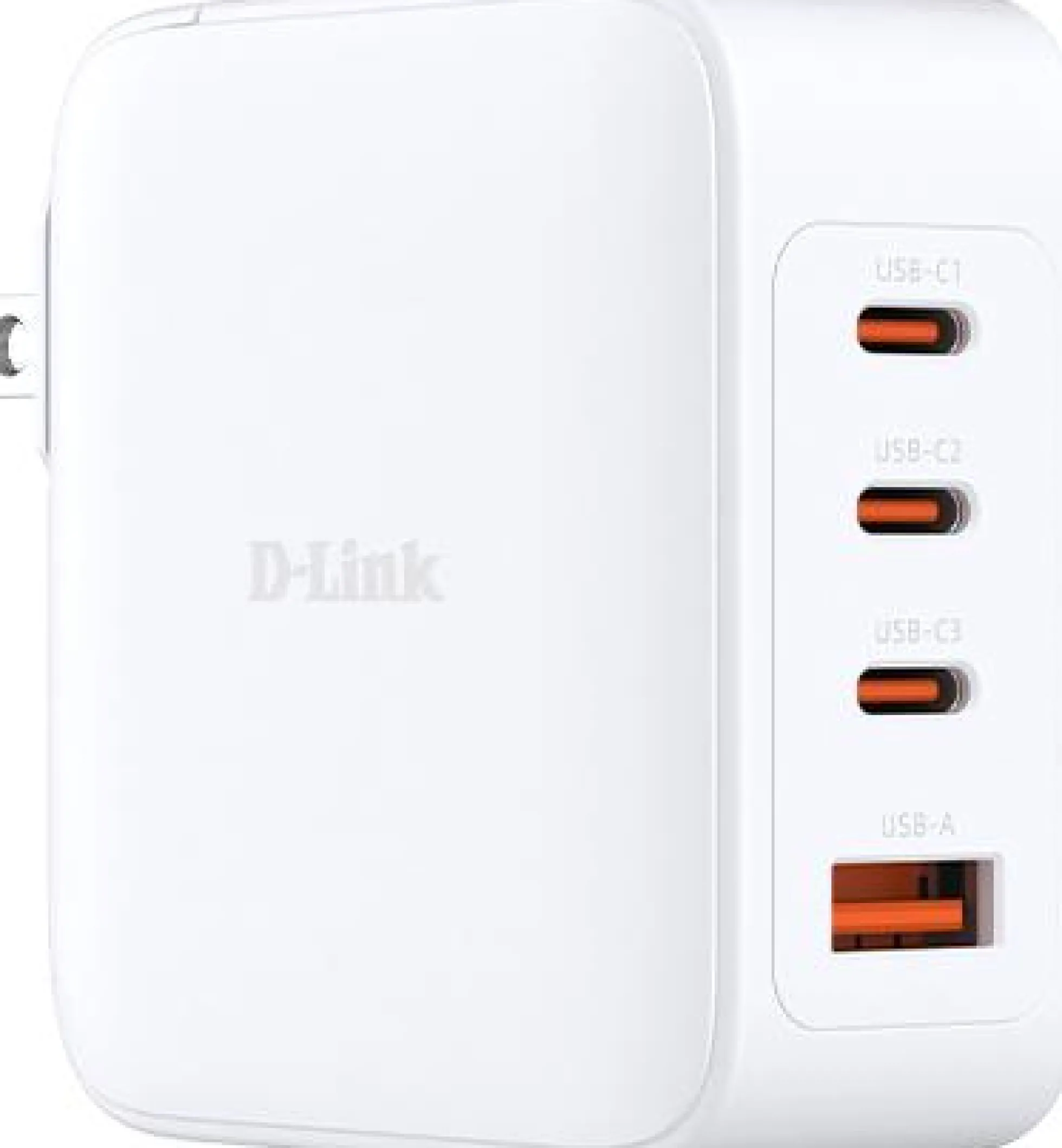D-Link DCF-141 GaN Oplader 140W, 4 porte, USB-C PD