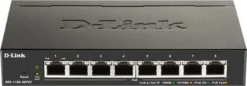 D-Link DGS-1100-08V2 8-ports Gigabit Smart Managed Switch, fanless, Layer 2