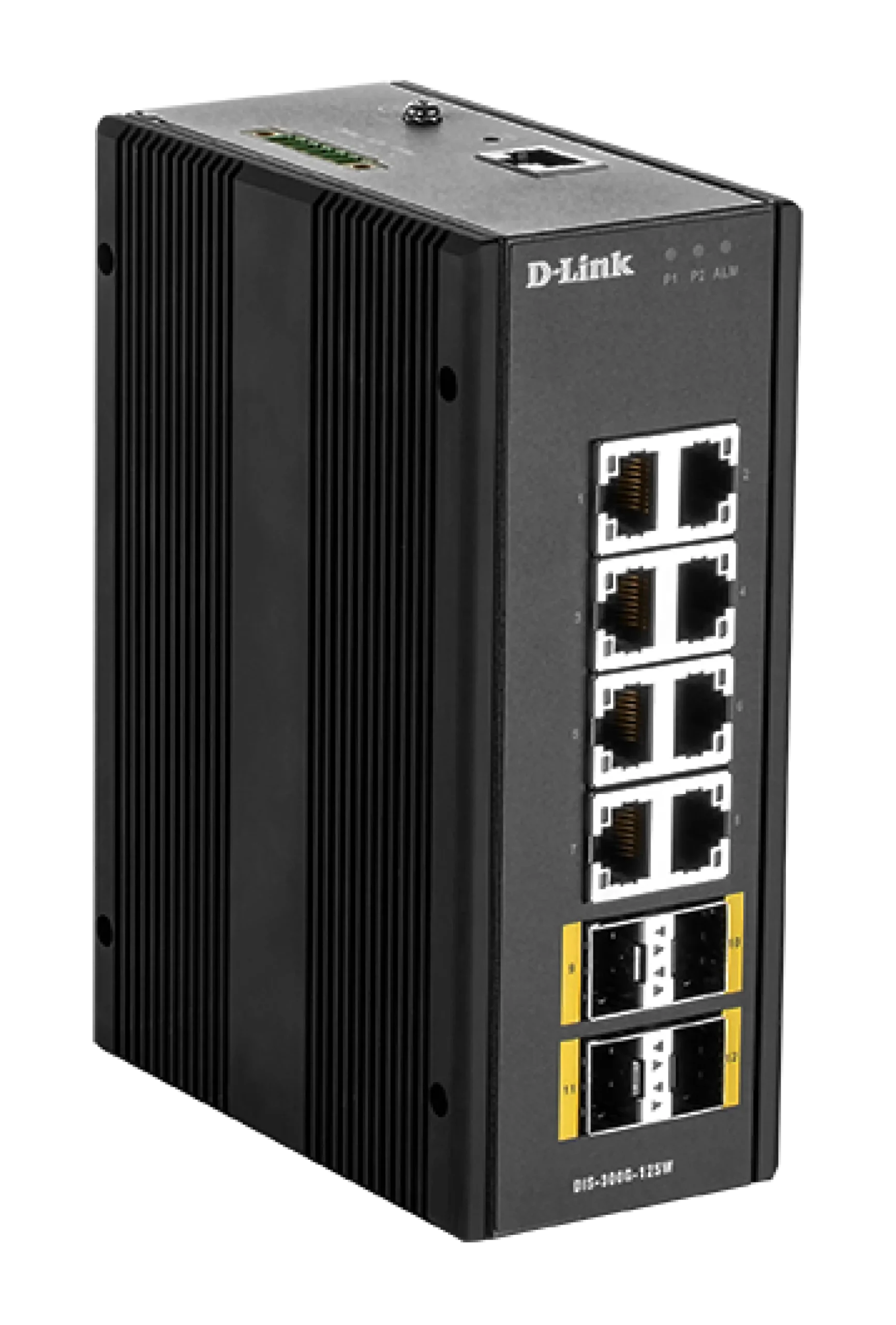 D-Link 12 Port Managed Switch, Gigabit, SFP, heat resistant, comp