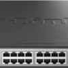 D-Link switch, 24x gigabit PoE++, 4x 1G combo