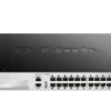 D-link 24 x 10/100/1000BASE-T PoE ports (370W budget) Layer 3