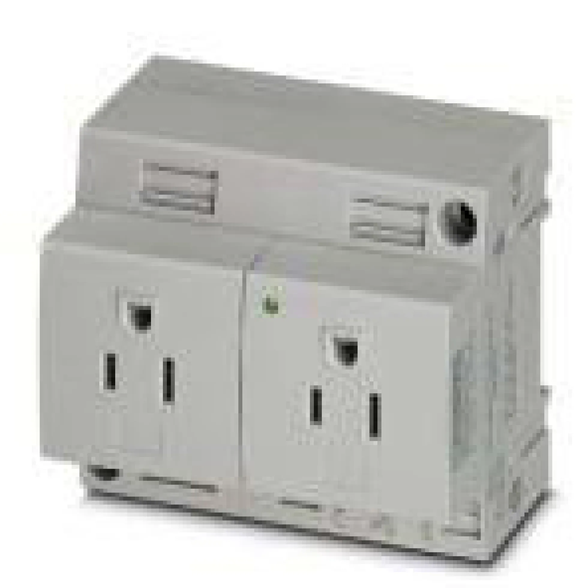 Dobbeltstikdåse EO-AB/UT/LED/DUO/15, 15A, grå - Phoenix Contact