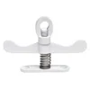 Dobbelt vrider 5062R, 12 - 27 mm, med rund plade, hvid