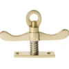 Dobbelt vrider 5062S, 12 - 27mm, med firkant plade, messing poleret