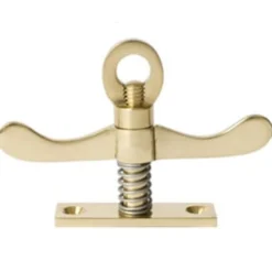 Dobbelt vrider 5062S, 12 - 27mm, med firkant plade, messing poleret