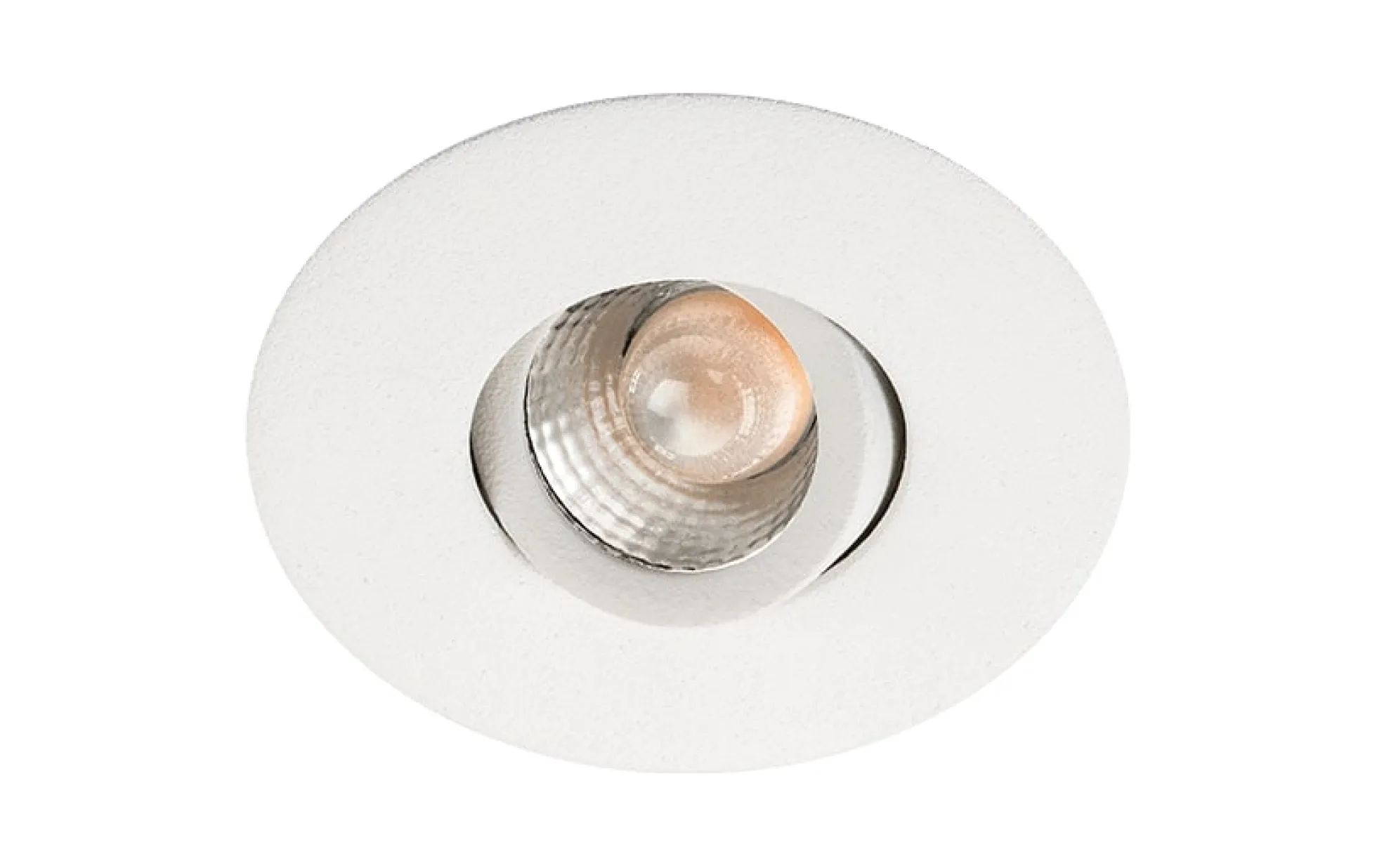 Downlight Nano Tilt LED, 4W, 4000K, 270 lumen, 36°, mat-hvid