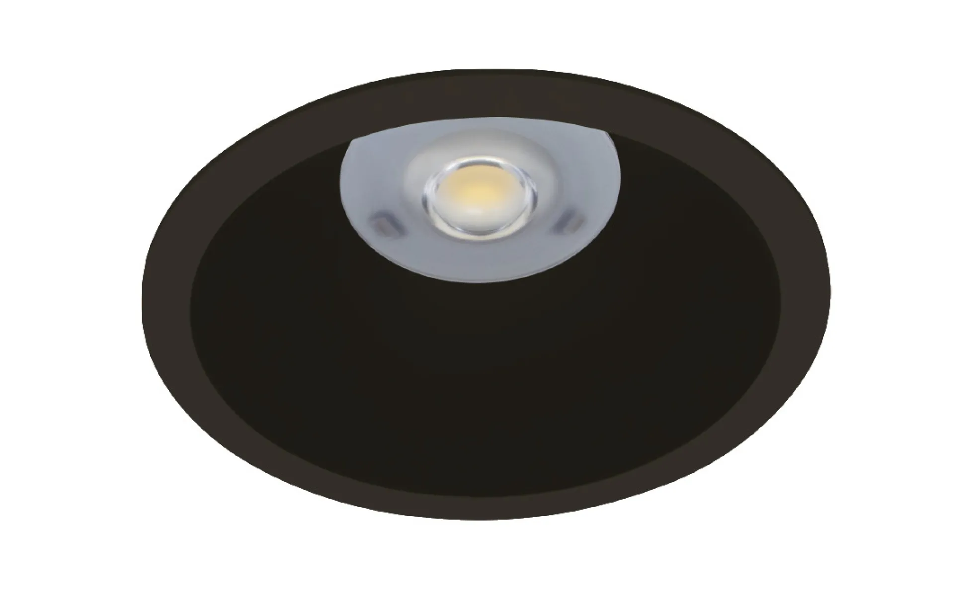 Downlight Rax Soft 200, sort, 2200-3000 lm, 3000/4000K, DALI - SG Armaturen