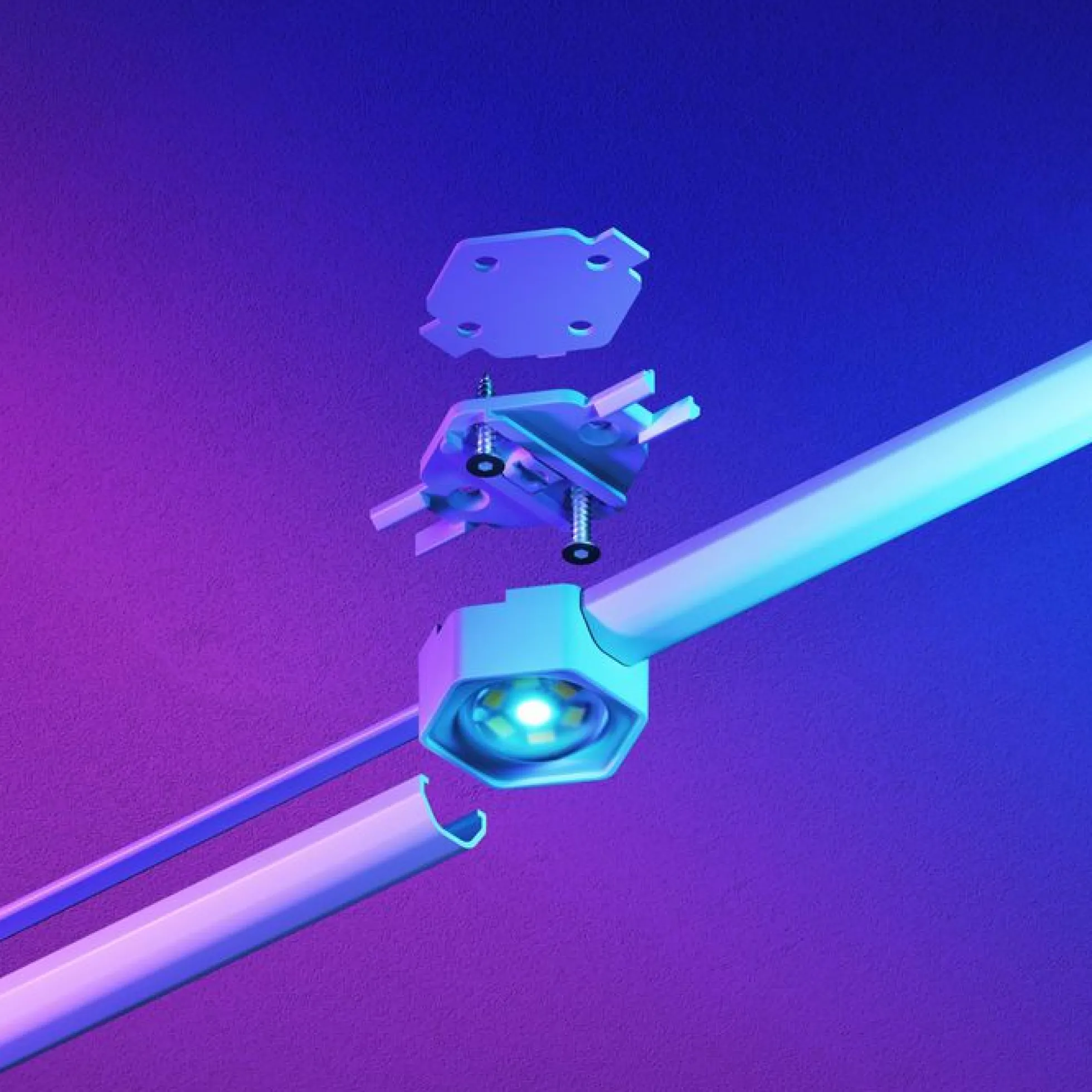 1D Permanent Outdoor Light LED facadelys hvid, 15 meter - Nanoleaf