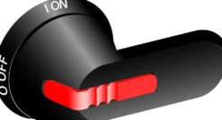 Drejegreb sort IP65 OHB65J6