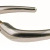 Dørgreb 408, dørtyk. 30-75 mm, 100 x 55 mm, stål, rustfri