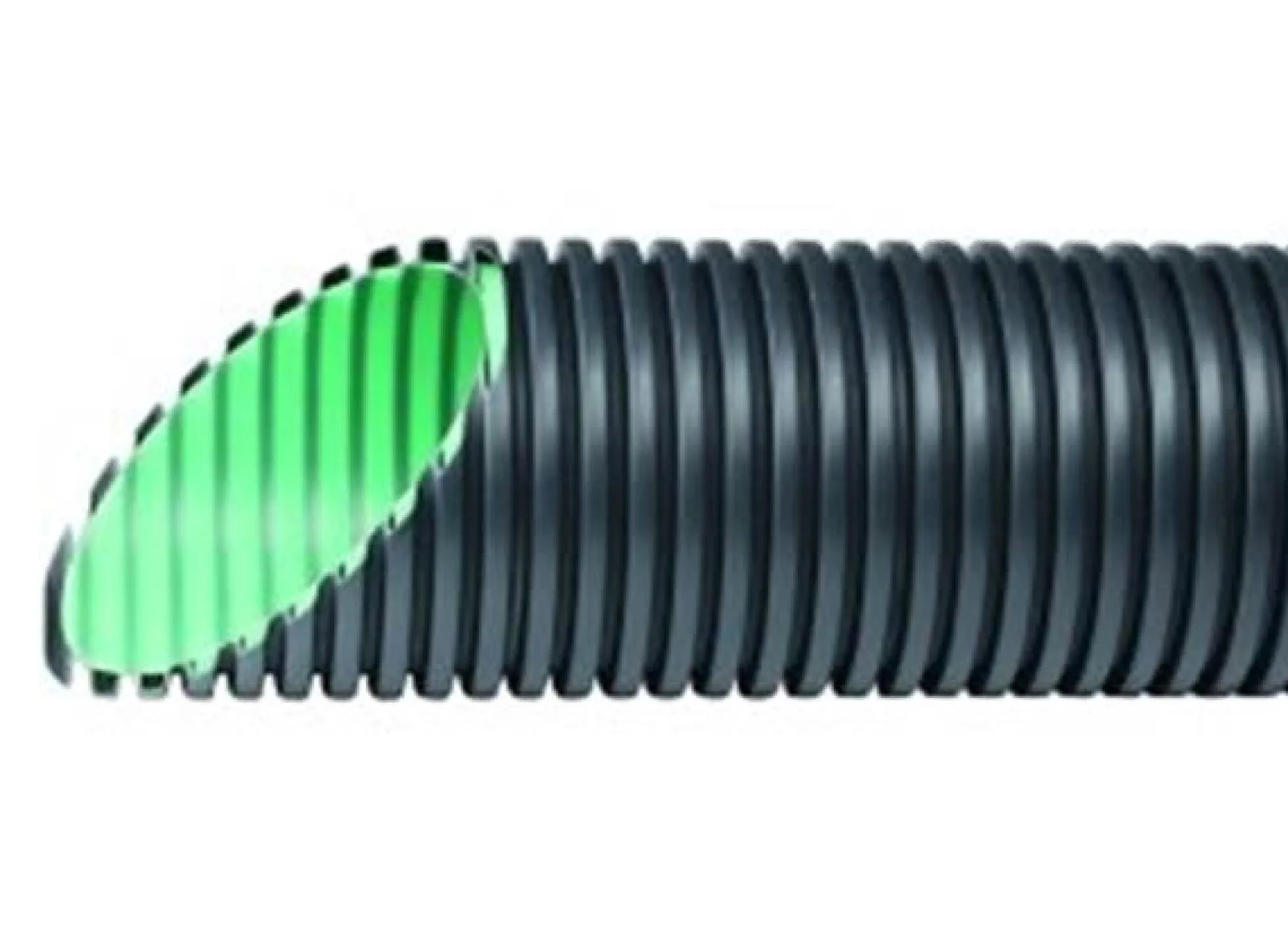 drænrør, DN200, 6 meter, fuldslids, mf, dv, SN8, PE - 6 meter