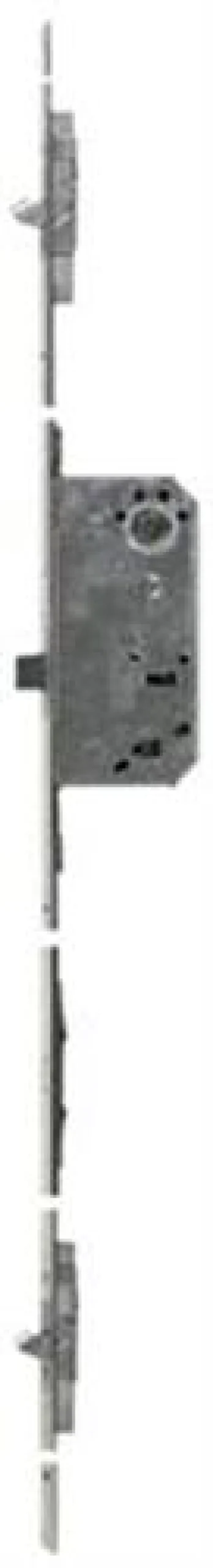 Dørpask Fix2150, 1800 mm, højre, 50 mm dornmål, el-forzinket, blåkromateret, uden slutblik