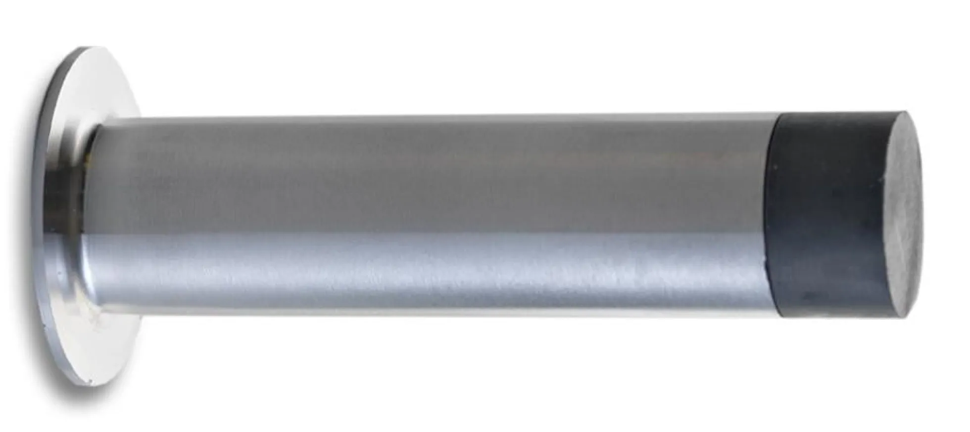 Dørstop RS, 77 mm, ø19 mm, matbørstet rustfrit stål