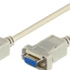 D-SUB 9-pin kabel, 2 meter, seriel 1:1 - MicroConnect