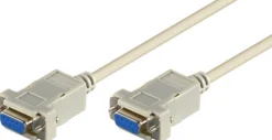 D-SUB 9-pin kabel, 2 meter, seriel 1:1 - MicroConnect