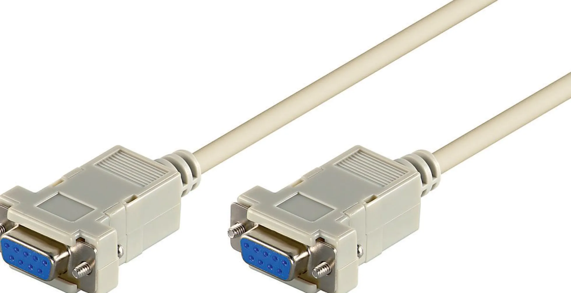 D-SUB 9-pin kabel, 2 meter, seriel 1:1 - MicroConnect