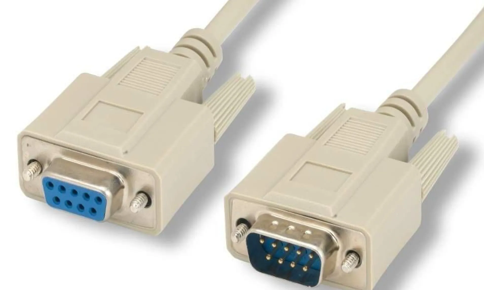 D-SUB/RS-232 kabel, DB9 han/hun, 1:1 seriel - MicroConnect