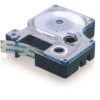 D1-tape 9 MM sort/hvid f/labelp