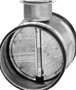 DTU - Afspærringsspjæld m. nipler Ø160 mm - Tæthedskl. 4