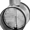 DTU - Afspærringsspjæld m. nipler Ø250 mm - Tæthedskl. 4