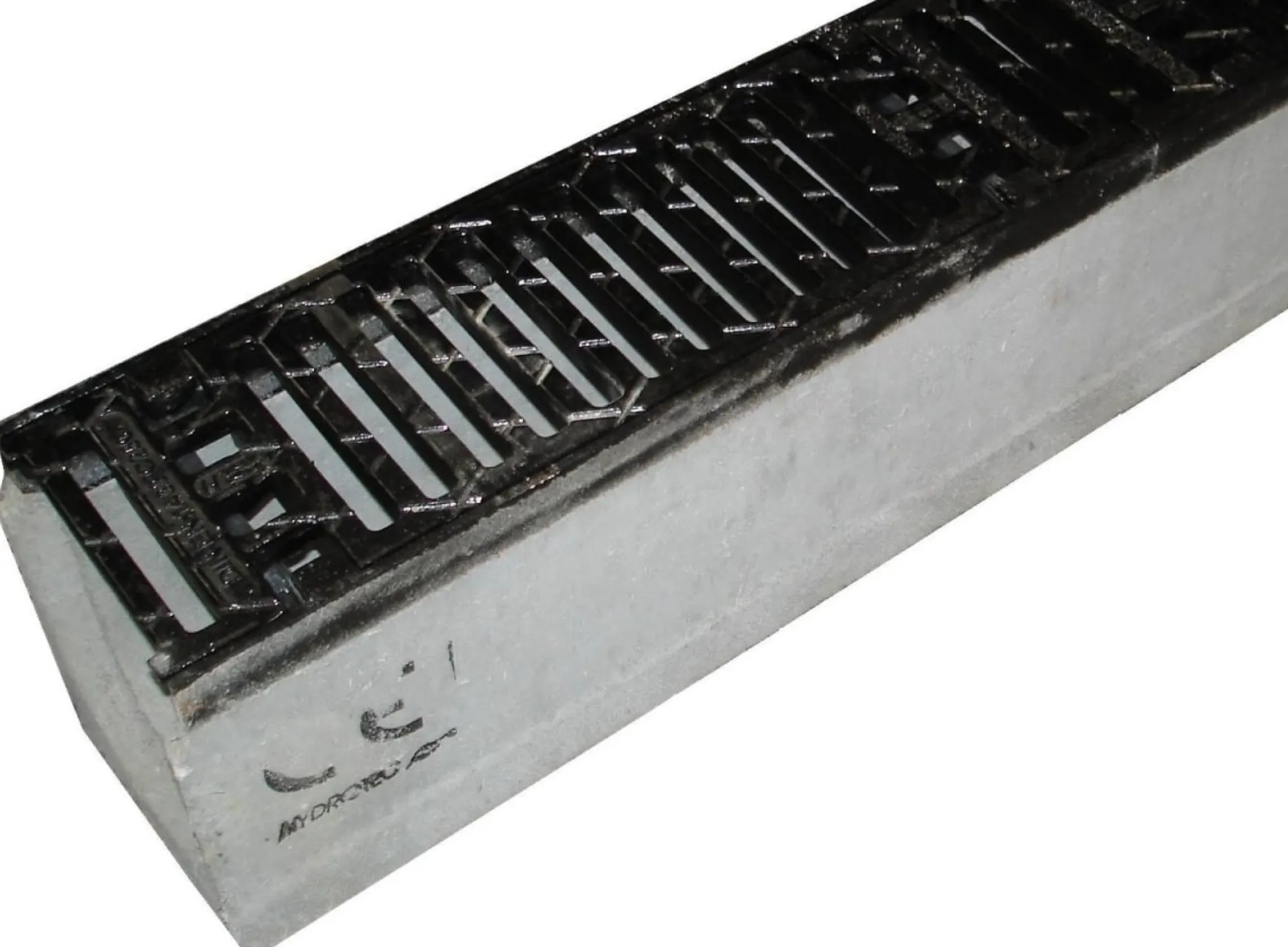 Duco Maxi 100, 160 x 1000 mm rende med stålbro rist, uden udløb, 25 tons