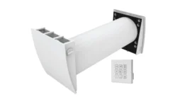 Duka One D6, Ø160 mm hvid, eksternt betjeningspane