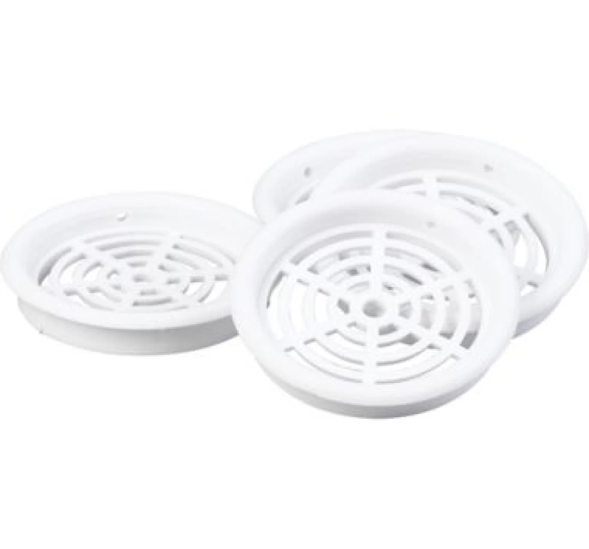 Duka skabsrist type 61.1, 43 mm, hvid