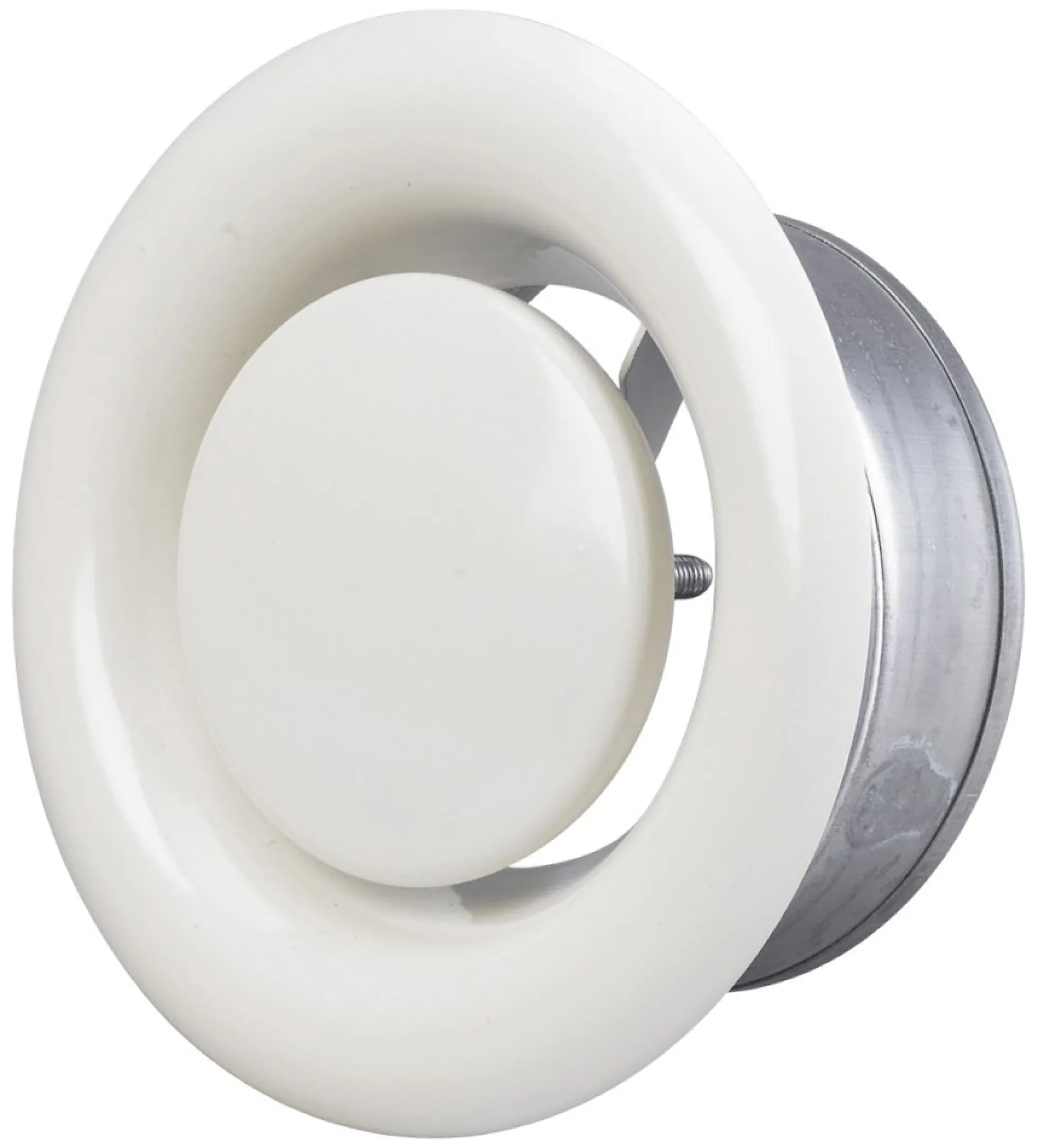 Duka Udsugningsventil DKU, Ø100 mm, med VG-ramme, hvid