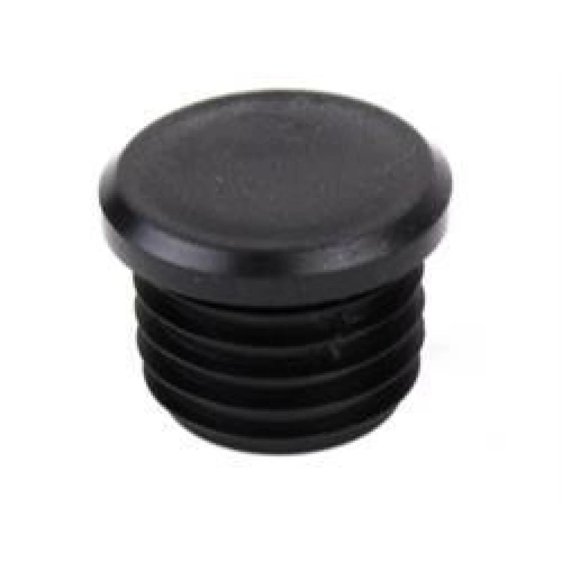 Dupsko til rør 1'' (ca. 34 mm), PE, sort