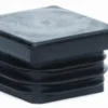 Dupsko, 40x40x1-3mm, firkantet, sort - VL