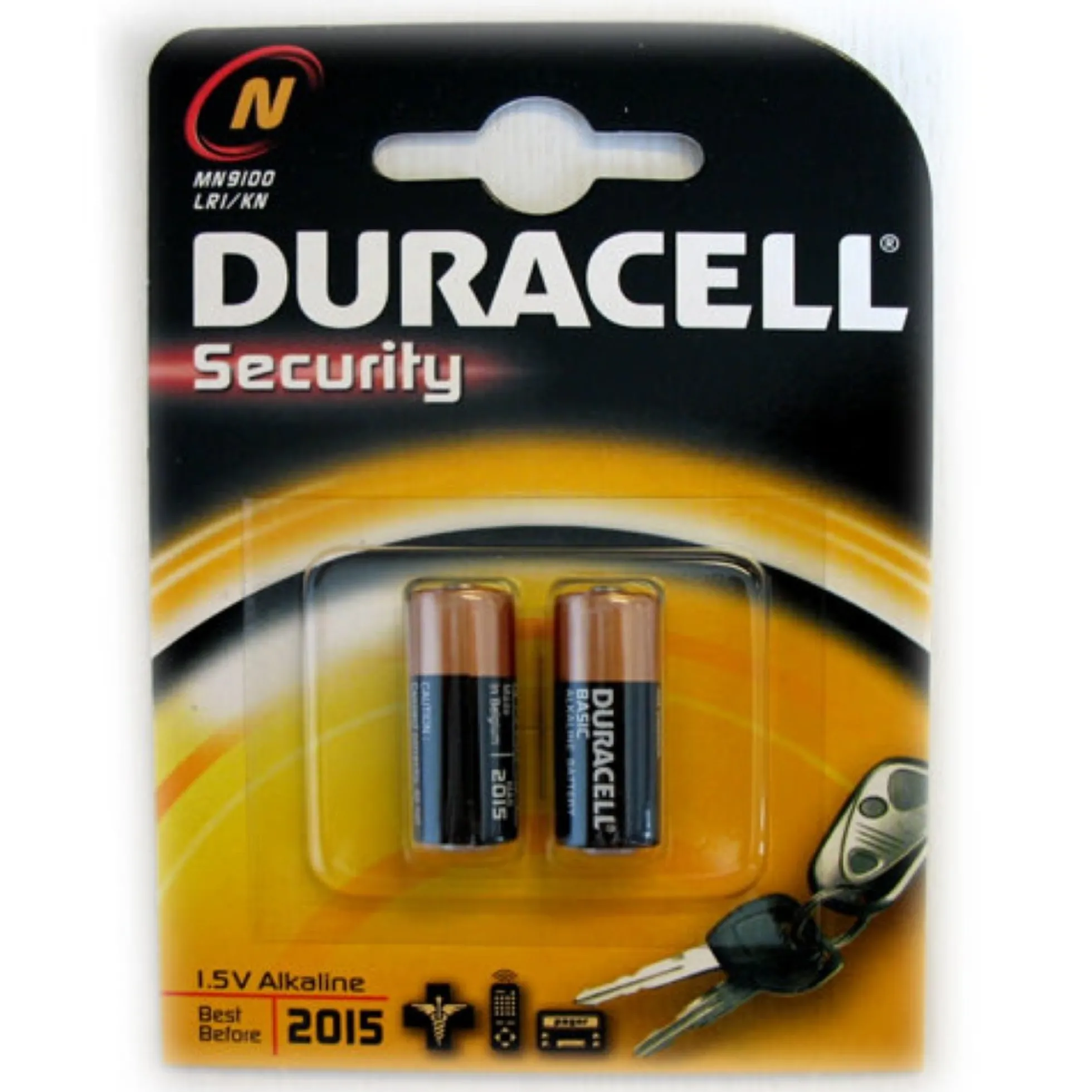 Duracell batteri, SECURITY MN9100, 2 stk.