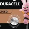 Duracell lithium batteri, CR2450, 1 stk.