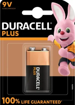 Duracell Plus Power batteri, 6LR61, 9 V, 1 stk.