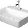 Durasquare vask, 600 x 470 mm, med hanehul