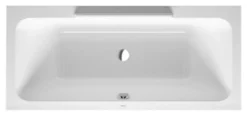 Durastyle badekar 180 x 80 cm indbygning med 2 ryglæn – Duravit