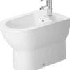 Duravit Darling New gulvbidet, B-T-W med overløb, hanehul og Wondergliss