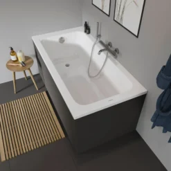 Duravit D-code badekar, 1500x750 mm, indbygning