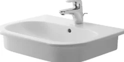 Duravit D-code, vask til nedfældning, 545 x 435 mm, hvid
