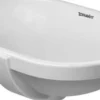 Duravit Foster håndvask, 43 cm - til underlimning, uden hanehul, med overløb - Hvid