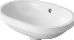Duravit Foster håndvask, 43 cm - til underlimning, uden hanehul, med overløb - Hvid