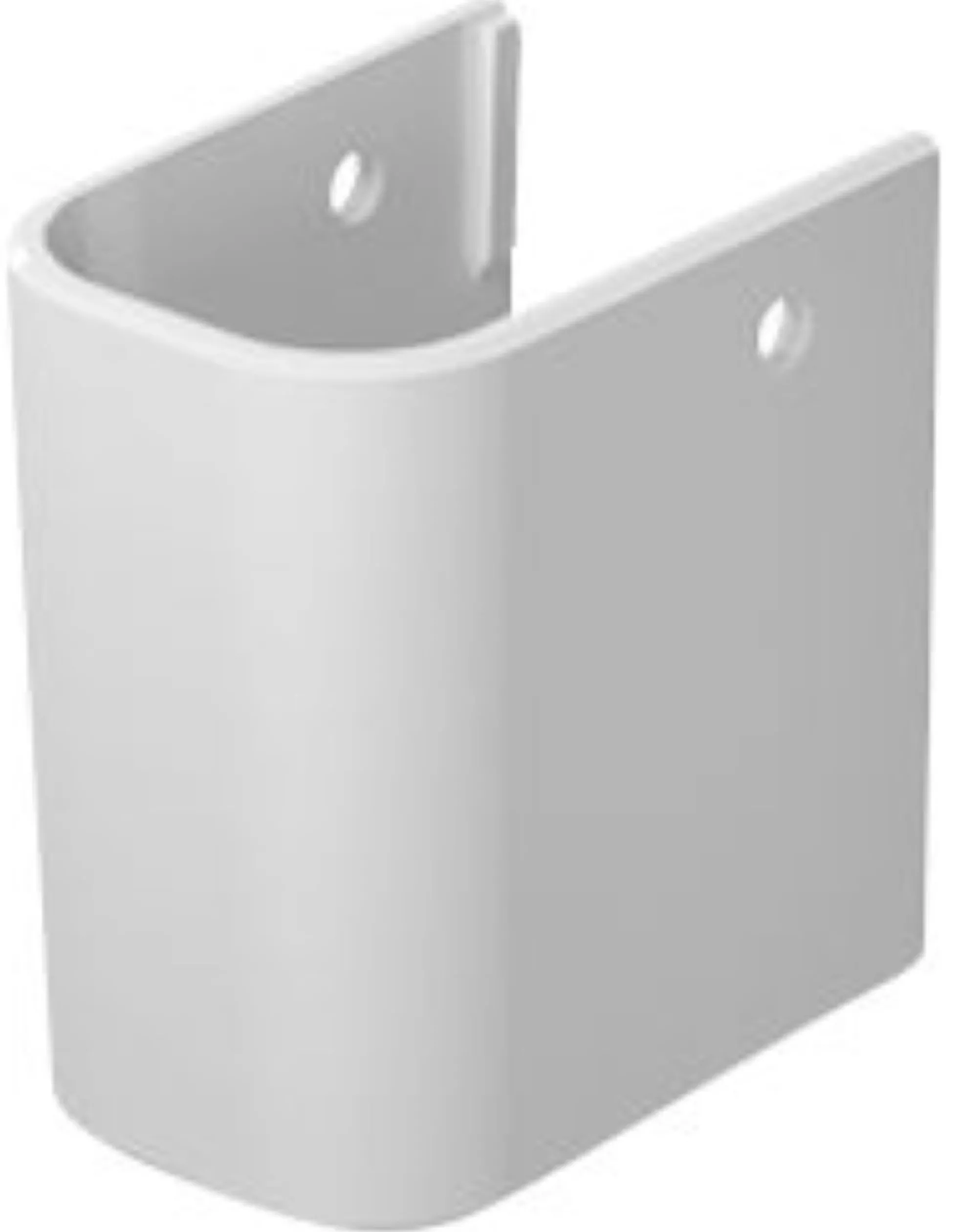 Duravit Happy D.2 halvsøjle, hvid, til 070950