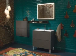 Duravit L-Cube spejl, indbygget lys, H: 70