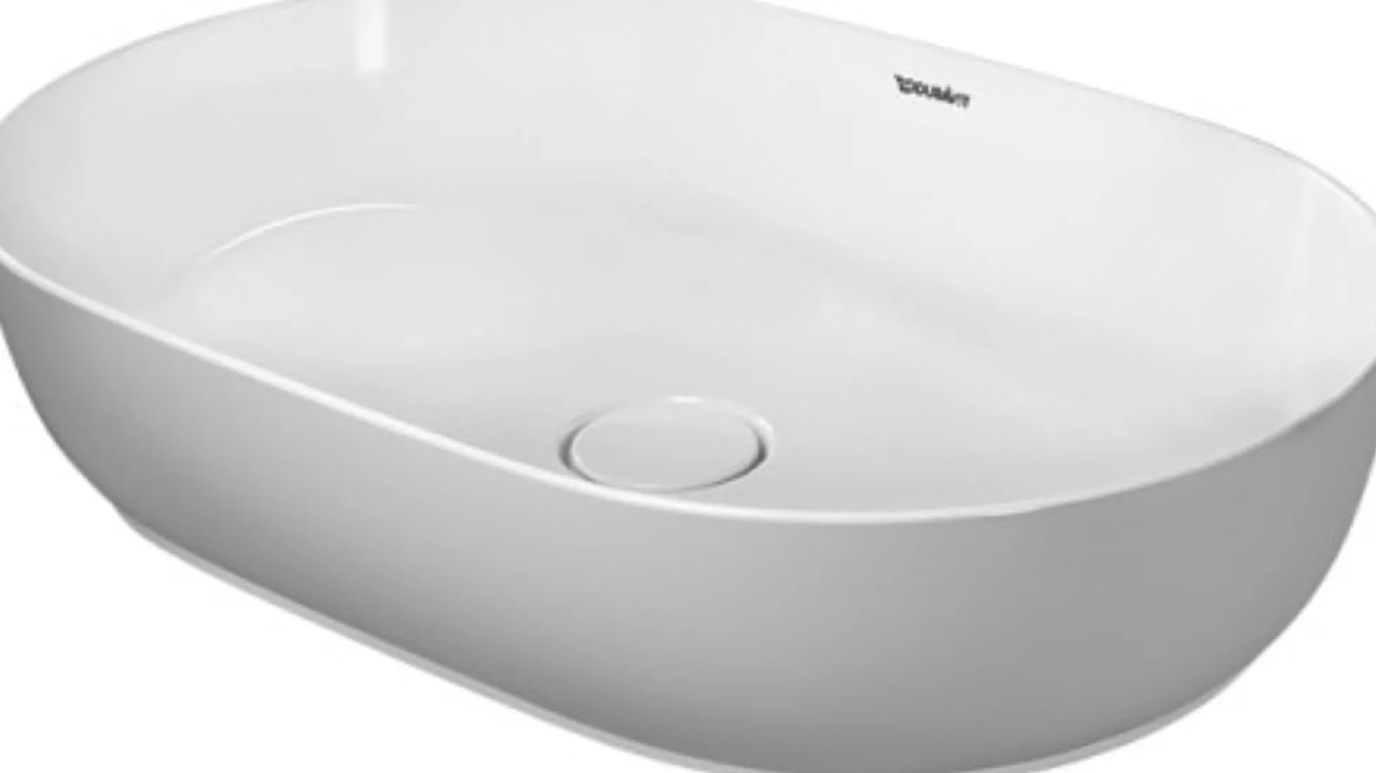 Duravit Luv Bowle, 600 x 400 mm, Hvid, uden hanehul og overløb med WonderGliss