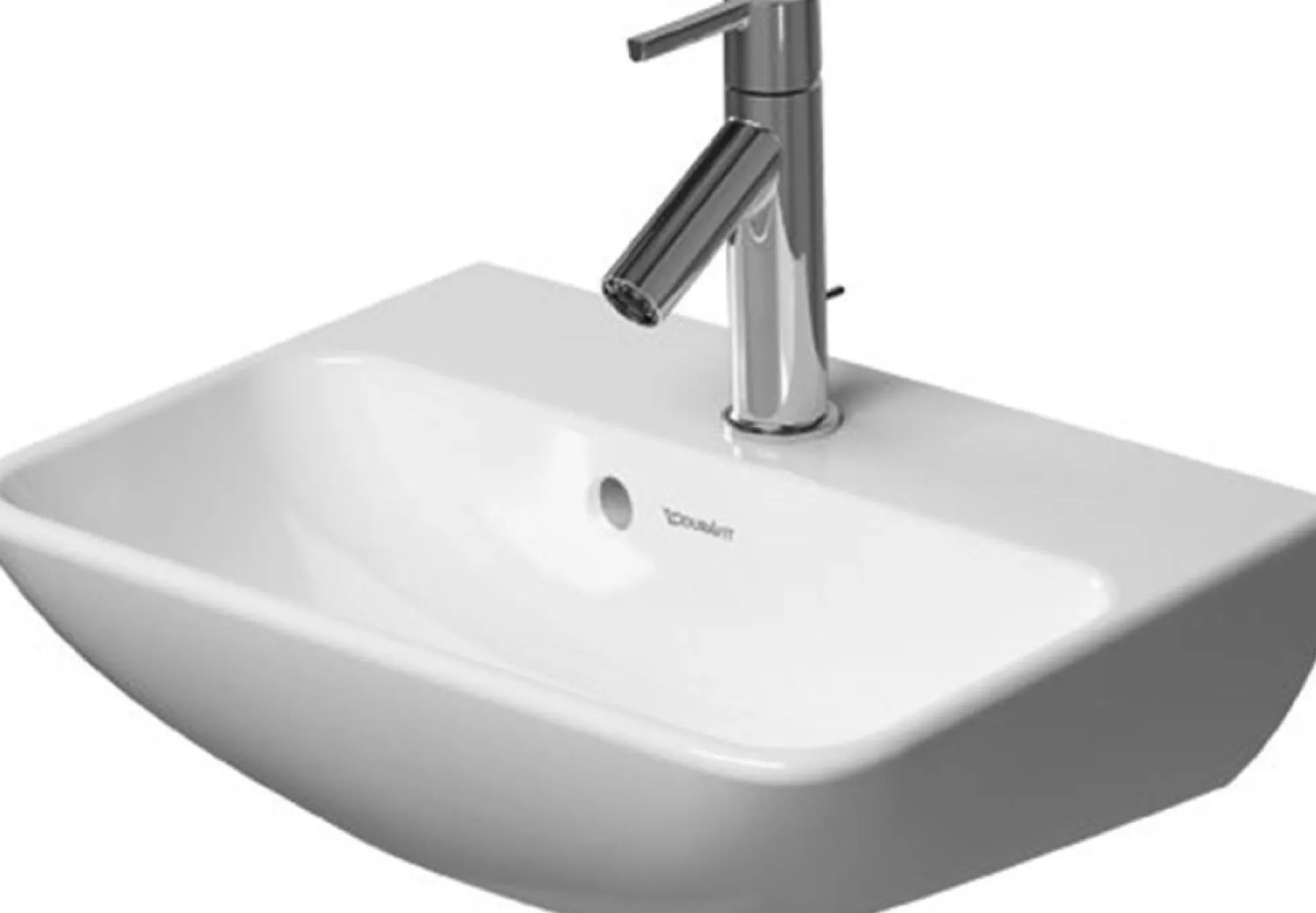Duravit Me By Starck Håndvask, 450 x 320 mm, med Hanehul og Overløb - Hvid