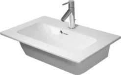Duravit Me by Starck Håndvask, 630 x 400 mm, Compact, med Hanehul og Overløb, Hvid